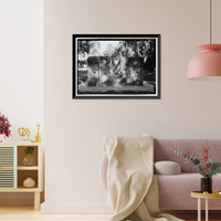 Historic Framed Print, Kingsley Plantation, 11676 Palmetto Avenue, Jacksonville, Duval County, FL - 77,  17-7/8" x 21-7/8"