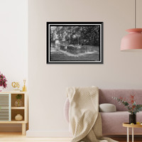 Historic Framed Print, Kingsley Plantation, 11676 Palmetto Avenue, Jacksonville, Duval County, FL - 78,  17-7/8" x 21-7/8"