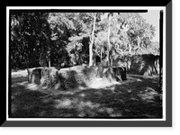 Historic Framed Print, Kingsley Plantation, 11676 Palmetto Avenue, Jacksonville, Duval County, FL - 79,  17-7/8" x 21-7/8"