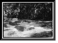 Historic Framed Print, Kingsley Plantation, 11676 Palmetto Avenue, Jacksonville, Duval County, FL - 81,  17-7/8" x 21-7/8"