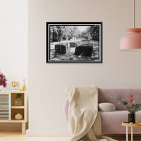 Historic Framed Print, Kingsley Plantation, 11676 Palmetto Avenue, Jacksonville, Duval County, FL - 85,  17-7/8" x 21-7/8"