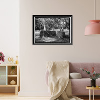 Historic Framed Print, Kingsley Plantation, 11676 Palmetto Avenue, Jacksonville, Duval County, FL - 88,  17-7/8" x 21-7/8"