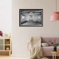 Historic Framed Print, Kingsley Plantation, Slave Quarters, 11676 Palmetto Avenue, Jacksonville, Duval County, FL - 11,  17-7/8" x 21-7/8"