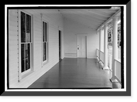 Historic Framed Print, Kingsley Plantation, House, 11676 Palmetto Avenue, Jacksonville, Duval County, FL - 16,  17-7/8" x 21-7/8"