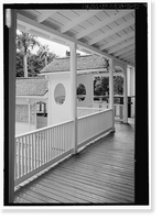 Historic Framed Print, Kingsley Plantation, House, 11676 Palmetto Avenue, Jacksonville, Duval County, FL - 17,  17-7/8" x 21-7/8"