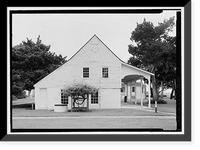 Historic Framed Print, Kingsley Plantation, Kitchen, 11676 Palmetto Avenue, Jacksonville, Duval County, FL - 4,  17-7/8" x 21-7/8"