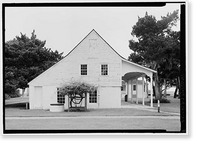 Historic Framed Print, Kingsley Plantation, Kitchen, 11676 Palmetto Avenue, Jacksonville, Duval County, FL - 4,  17-7/8" x 21-7/8"