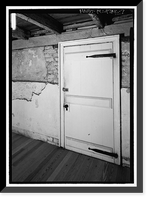 Historic Framed Print, Kingsley Plantation, Kitchen, 11676 Palmetto Avenue, Jacksonville, Duval County, FL - 7,  17-7/8" x 21-7/8"