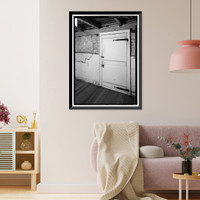 Historic Framed Print, Kingsley Plantation, Kitchen, 11676 Palmetto Avenue, Jacksonville, Duval County, FL - 7,  17-7/8" x 21-7/8"