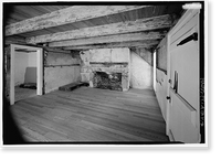 Historic Framed Print, Kingsley Plantation, Kitchen, 11676 Palmetto Avenue, Jacksonville, Duval County, FL - 8,  17-7/8" x 21-7/8"