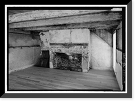 Historic Framed Print, Kingsley Plantation, Kitchen, 11676 Palmetto Avenue, Jacksonville, Duval County, FL - 9,  17-7/8" x 21-7/8"