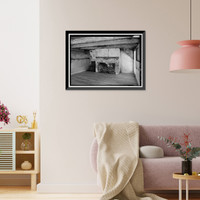 Historic Framed Print, Kingsley Plantation, Kitchen, 11676 Palmetto Avenue, Jacksonville, Duval County, FL - 9,  17-7/8" x 21-7/8"