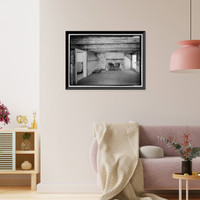 Historic Framed Print, Kingsley Plantation, Kitchen, 11676 Palmetto Avenue, Jacksonville, Duval County, FL - 10,  17-7/8" x 21-7/8"