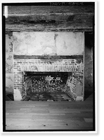Historic Framed Print, Kingsley Plantation, Kitchen, 11676 Palmetto Avenue, Jacksonville, Duval County, FL - 11,  17-7/8" x 21-7/8"