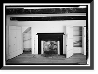 Historic Framed Print, Kingsley Plantation, Kitchen, 11676 Palmetto Avenue, Jacksonville, Duval County, FL - 17,  17-7/8" x 21-7/8"