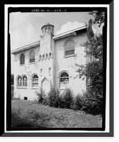 Historic Framed Print, Pauline Kilker House, 1410 North Lincoln Avenue-3300 West Laurel Street, Tampa, Hillsborough County, FL - 7,  17-7/8" x 21-7/8"