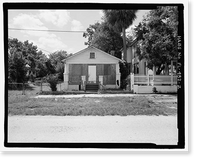 Historic Framed Print, 1928 West Laurel Street (House), Tampa, Hillsborough County, FL - 2,  17-7/8" x 21-7/8"