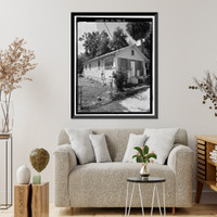 Historic Framed Print, 1928 West Laurel Street (House), Tampa, Hillsborough County, FL - 3,  17-7/8" x 21-7/8"