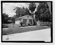 Historic Framed Print, 1930 West Laurel Street (House), Tampa, Hillsborough County, FL,  17-7/8" x 21-7/8"