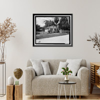 Historic Framed Print, 1930 West Laurel Street (House), Tampa, Hillsborough County, FL,  17-7/8" x 21-7/8"