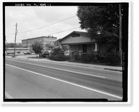 Historic Framed Print, 2312 West Laurel Street (House), Tampa, Hillsborough County, FL,  17-7/8" x 21-7/8"