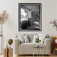 Historic Framed Print, 1007 East Fourteenth Avenue, Tampa, Hillsborough County, FL - 4,  17-7/8" x 21-7/8"