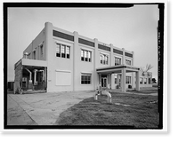 Historic Framed Print, U.S. Naval Air Station, Paint Shop, 222 East Avenue, Pensacola, Escambia County, FL - 4,  17-7/8" x 21-7/8"