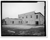 Historic Framed Print, U.S. Naval Air Station, Paint Shop, 222 East Avenue, Pensacola, Escambia County, FL - 7,  17-7/8" x 21-7/8"