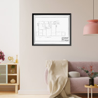 Historic Framed Print, U.S. Naval Air Station, Paint Shop, 222 East Avenue, Pensacola, Escambia County, FL - 21,  17-7/8" x 21-7/8"