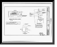 Historic Framed Print, U.S. Naval Air Station, Public Restroom, South Avenue, Pensacola, Escambia County, FL - 9,  17-7/8" x 21-7/8"