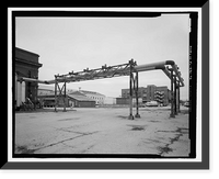 Historic Framed Print, U.S. Naval Air Station, Refrigeration Plant, Center Avenue, Pensacola, Escambia County, FL - 2,  17-7/8" x 21-7/8"