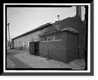 Historic Framed Print, U.S. Naval Air Station, Refrigeration Plant, Center Avenue, Pensacola, Escambia County, FL - 6,  17-7/8" x 21-7/8"
