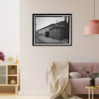 Historic Framed Print, U.S. Naval Air Station, Refrigeration Plant, Center Avenue, Pensacola, Escambia County, FL - 6,  17-7/8" x 21-7/8"