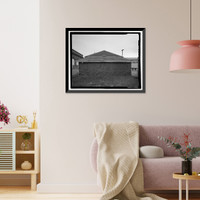 Historic Framed Print, U.S. Naval Air Station, Refrigeration Plant, Center Avenue, Pensacola, Escambia County, FL - 7,  17-7/8" x 21-7/8"