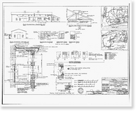 Historic Framed Print, U.S. Naval Air Station, Refrigeration Plant, Center Avenue, Pensacola, Escambia County, FL - 14,  17-7/8" x 21-7/8"