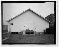 Historic Framed Print, U.S. Naval Air Station, YMCA Building, West Avenue, Pensacola, Escambia County, FL - 5,  17-7/8" x 21-7/8"