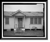 Historic Framed Print, U.S. Naval Air Station, YMCA Building, West Avenue, Pensacola, Escambia County, FL - 8,  17-7/8" x 21-7/8"