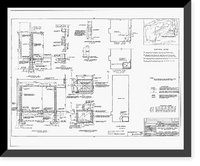 Historic Framed Print, U.S. Naval Air Station, YMCA Building, West Avenue, Pensacola, Escambia County, FL - 14,  17-7/8" x 21-7/8"