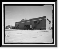 Historic Framed Print, U.S. Naval Air Station, Assembly & Repair Shop, East Avenue, Pensacola, Escambia County, FL - 6,  17-7/8" x 21-7/8"