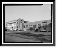 Historic Framed Print, U.S. Naval Air Station, Assembly & Repair Shop, East Avenue, Pensacola, Escambia County, FL - 8,  17-7/8" x 21-7/8"
