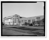 Historic Framed Print, U.S. Naval Air Station, Assembly & Repair Shop, East Avenue, Pensacola, Escambia County, FL - 8,  17-7/8" x 21-7/8"