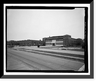Historic Framed Print, U.S. Naval Air Station, Assembly & Repair Shop, East Avenue, Pensacola, Escambia County, FL - 11,  17-7/8" x 21-7/8"