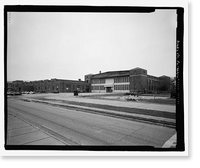 Historic Framed Print, U.S. Naval Air Station, Assembly & Repair Shop, East Avenue, Pensacola, Escambia County, FL - 11,  17-7/8" x 21-7/8"