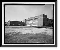 Historic Framed Print, U.S. Naval Air Station, Assembly & Repair Shop, East Avenue, Pensacola, Escambia County, FL - 12,  17-7/8" x 21-7/8"