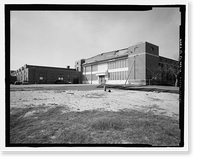 Historic Framed Print, U.S. Naval Air Station, Assembly & Repair Shop, East Avenue, Pensacola, Escambia County, FL - 12,  17-7/8" x 21-7/8"