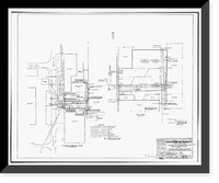 Historic Framed Print, U.S. Naval Air Station, Assembly & Repair Shop, East Avenue, Pensacola, Escambia County, FL - 29,  17-7/8" x 21-7/8"