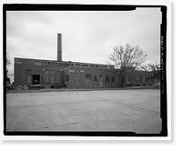 Historic Framed Print, U.S. Naval Air Station, Laundry, 110 Center Avenue, Pensacola, Escambia County, FL - 7,  17-7/8" x 21-7/8"