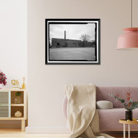 Historic Framed Print, U.S. Naval Air Station, Laundry, 110 Center Avenue, Pensacola, Escambia County, FL - 7,  17-7/8" x 21-7/8"