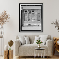 Historic Framed Print, U.S. Naval Air Station, Laundry, 110 Center Avenue, Pensacola, Escambia County, FL - 11,  17-7/8" x 21-7/8"