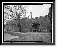Historic Framed Print, U.S. Naval Air Station, Laundry, 110 Center Avenue, Pensacola, Escambia County, FL - 12,  17-7/8" x 21-7/8"